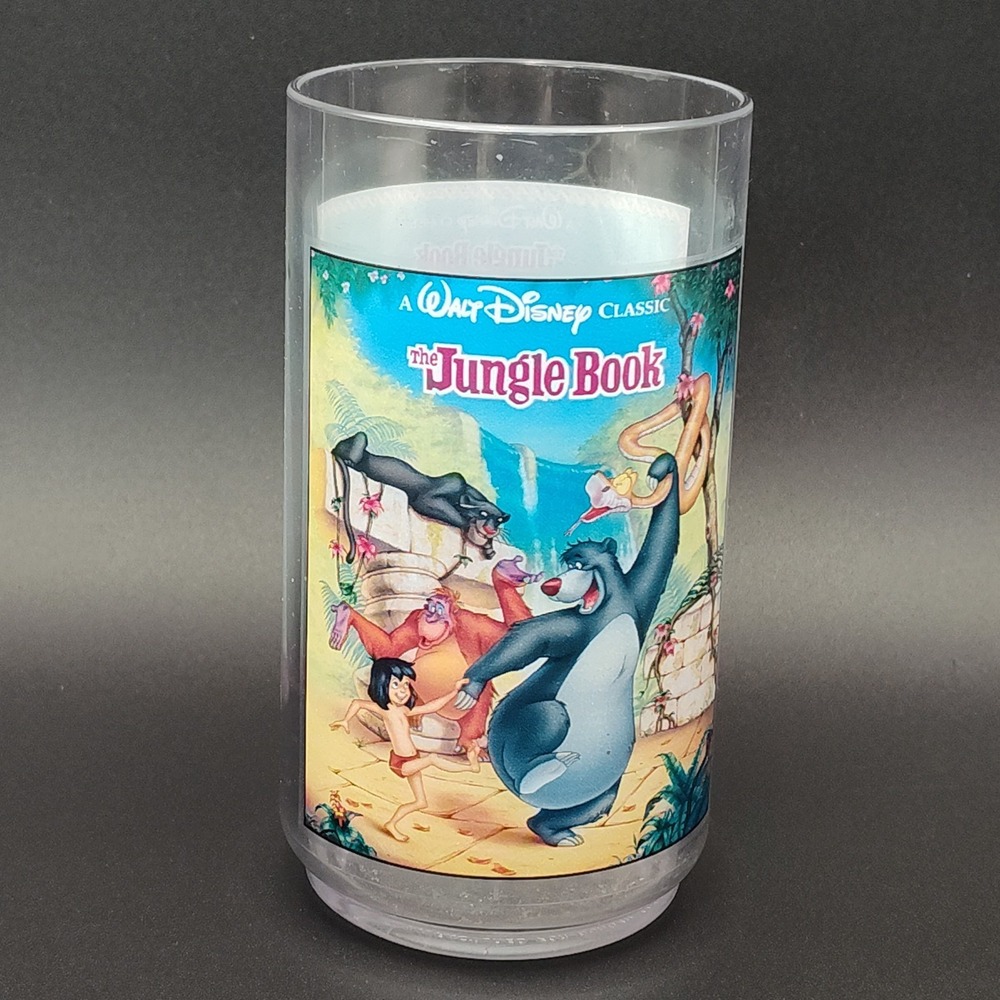 Walt Disney Collector Series Jungle Book Vintage 1994 Burger King Plastic Cup📸‎